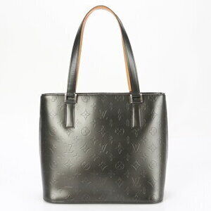 Louis Vuitton Monogram Matte Stockton leather tote bag handbag